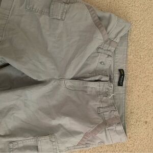Gray Cargo Shorts